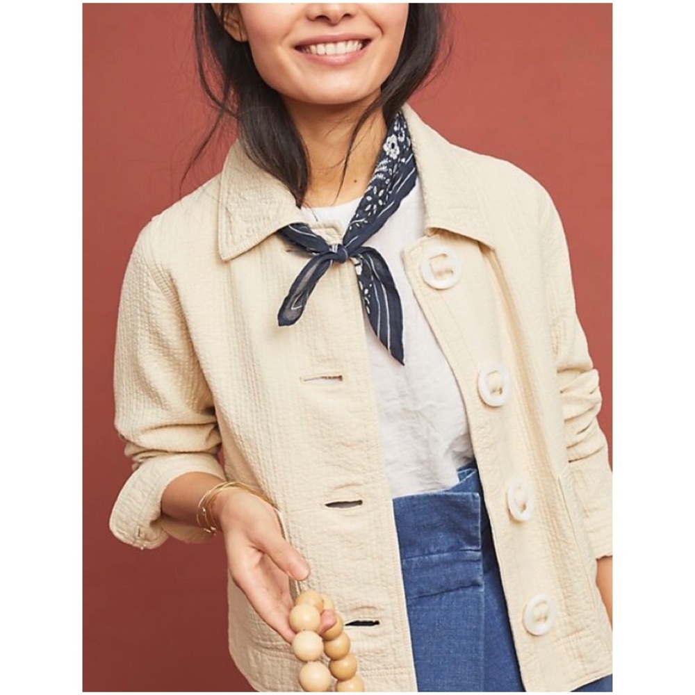 Anthropologie Savant Cropped Jacket NWOT